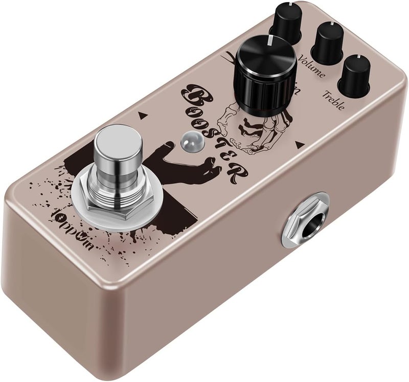 IOppWin Pure Boost 20dB+ Clean Boost Pedal - ±15dB 2-Band EQ, Metal Enclosure, True Bypass for Guitar/Bass - Image 1